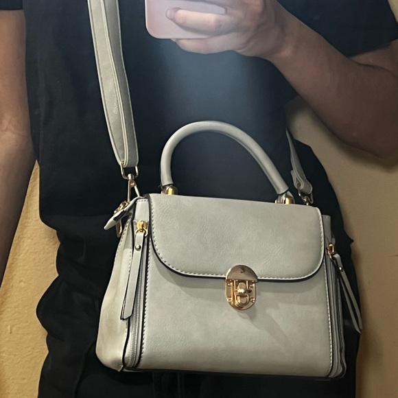 DETATCHABLE CROSS BODY HAND BAG - - Picture 2 of 7